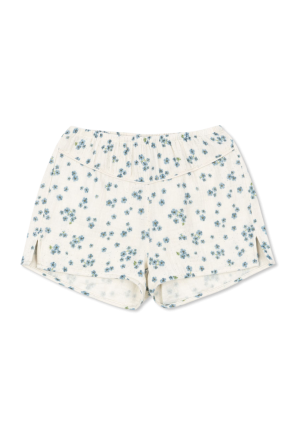 Floral motif shorts