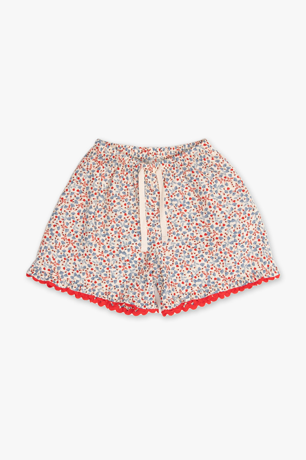 Konges Sløjd ‘Fiolina’ shorts Rib with floral motif