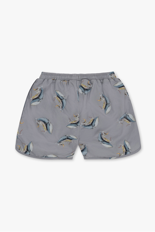 Konges Sløjd Swimming logo-patch shorts