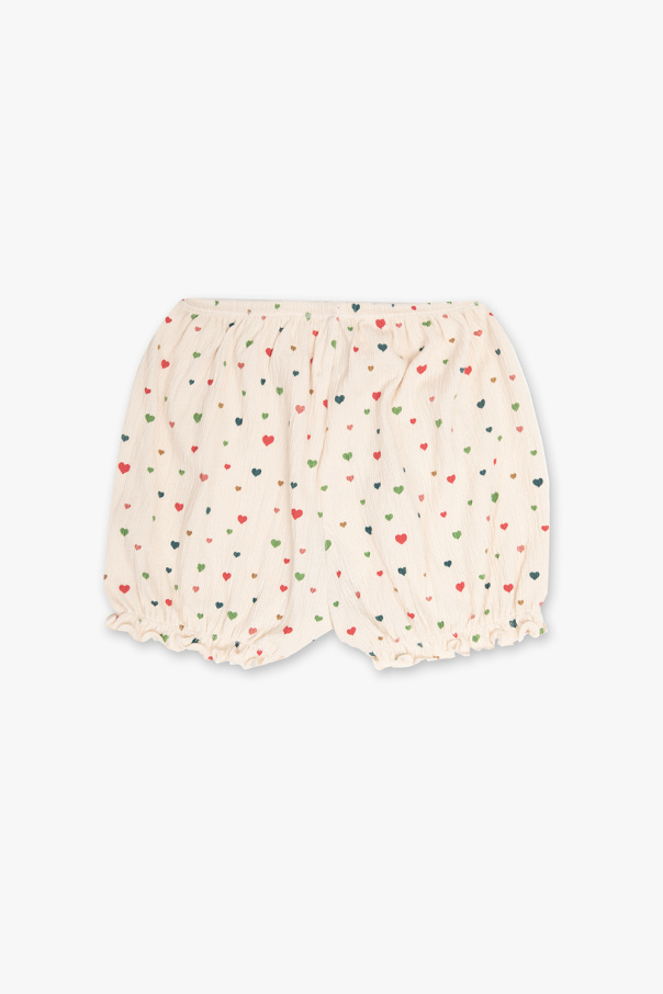 Konges Sløjd ‘Chleo’ shorts fitted with motif of hearts