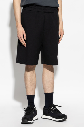 Moncler Shorts with logo patch