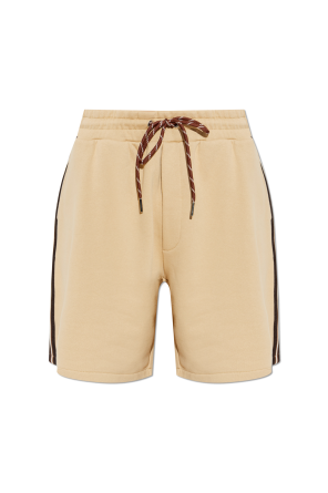 Shorts with logo patch