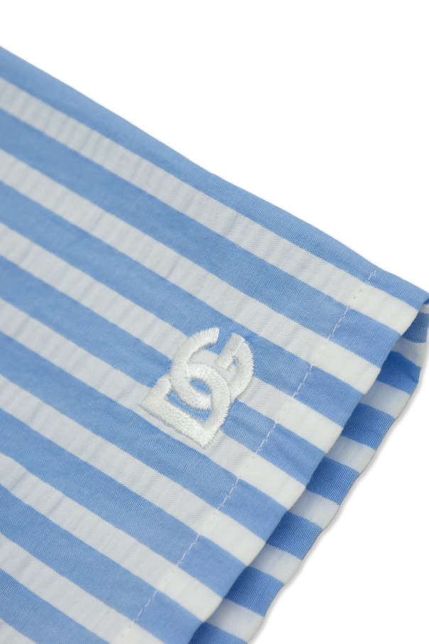 Dolce & Gabbana Kids Pantalones cortos con estampado de rayas