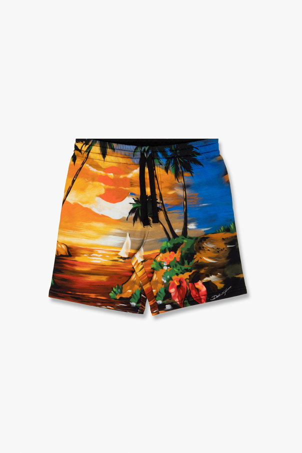 Dolce LOGO & Gabbana Kids Patterned shorts