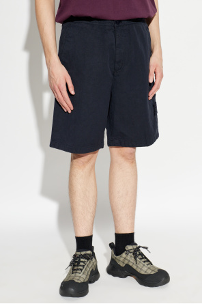 Stone Island Shorts with logo patch