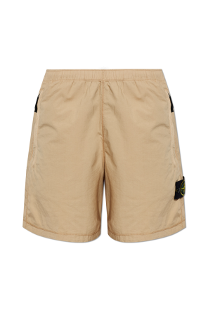 Pantalones cortos con parche de logo