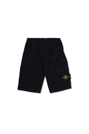 Shorts tipo ‘Cargo’ con parche de logo