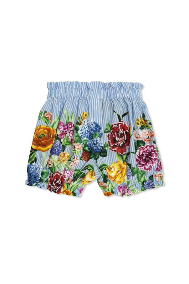 Dolce & Gabbana Kids Pantalones cortos con motivo floral
