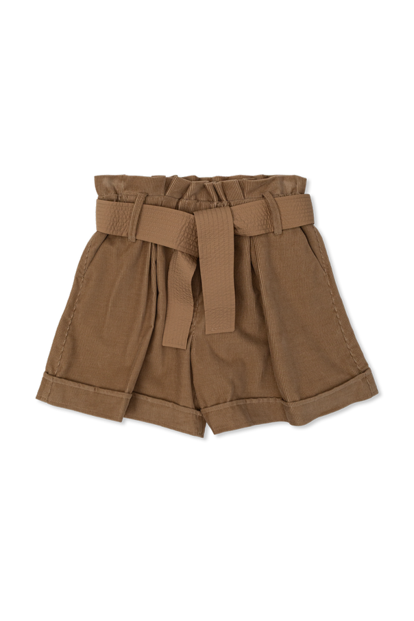 Corduroy shorts od Moncler Enfant