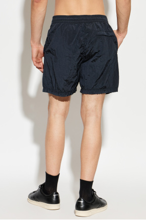 Stone Island Pantalones cortos con parche de logo