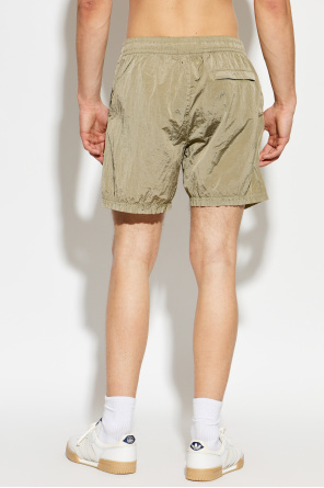 Stone Island Shorts with logo patch