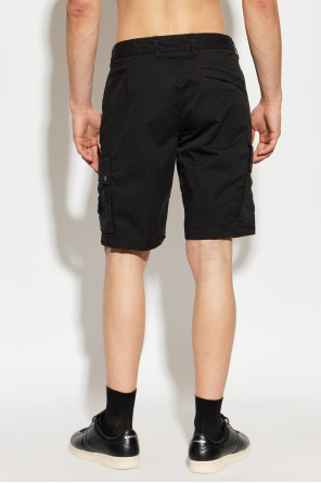 Stone Island Shorts with logo patch