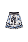 Dolce & Gabbana Kids WHITE Shorts with logo