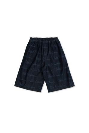 Jeansowe szorty z monogramem