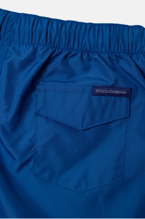 Dolce & Gabbana Kids logo泳裤