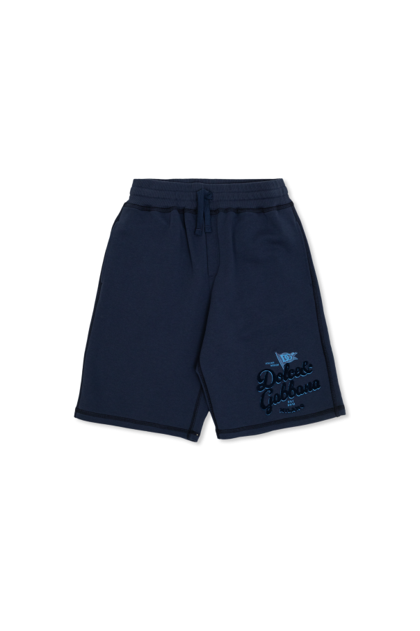 Dolce & Gabbana Kids Shorts with embossed logo