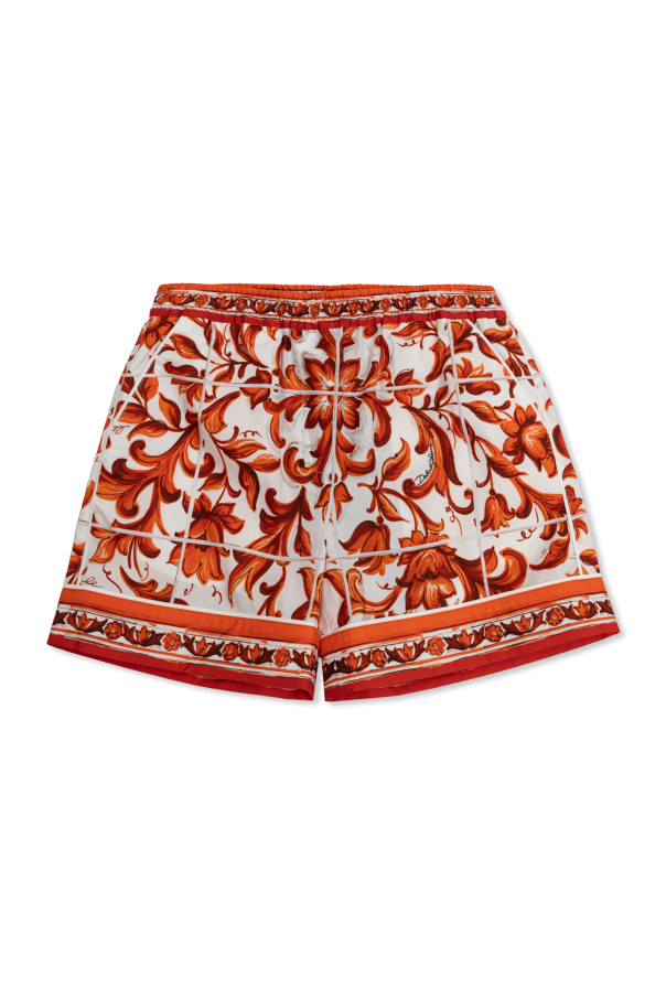 Floral motif shorts od Dolce & Gabbana Kids
