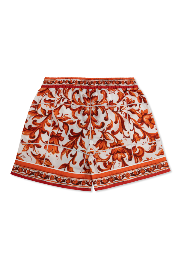 Dolce & Gabbana Kids Floral motif shorts