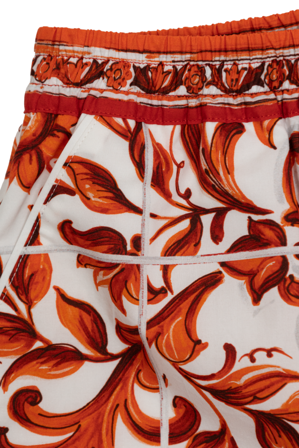 Dolce & Gabbana Kids Floral motif shorts