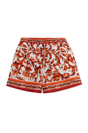 Shorts con estampado floral