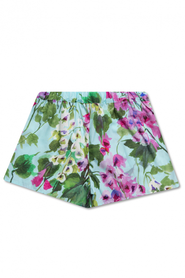 Dolce & Gabbana Kids Shorts with floral motif