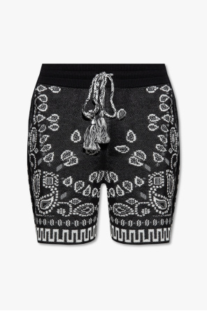 Shorts with paisley motif od Alanui