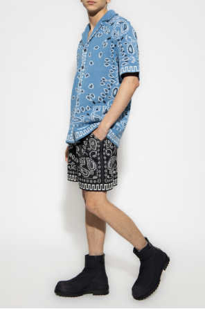 Shorts with paisley motif od Alanui