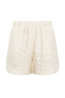 Bershka Ljusblå shorts med hög midja och stretch ‘Lucie’ linen shorts