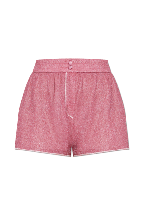 Shorts with lurex thread