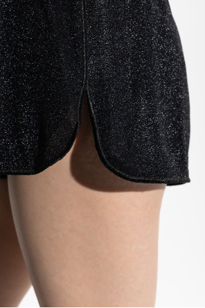 Oseree Shorts mit Lurexgarn abgeschlossen