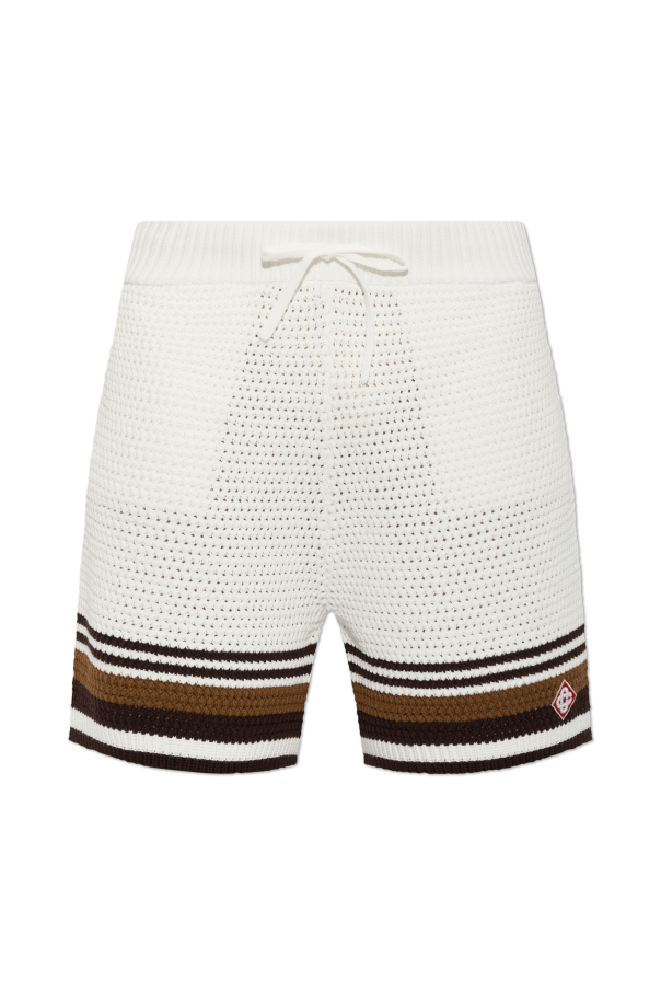Shorts with logo patch od Casablanca
