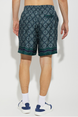 Casablanca Silk shorts with monogram
