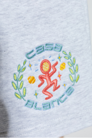 Casablanca Shorts with embroidered logo