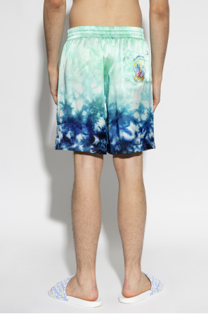 Casablanca Pantalones cortos de seda con bolsillo