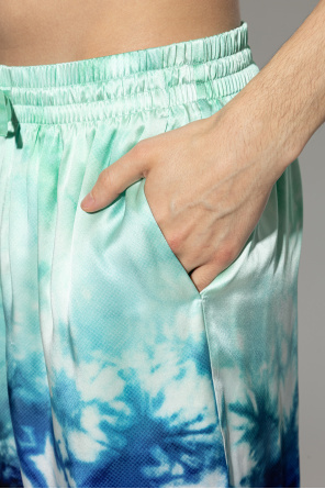 Casablanca Pantalones cortos de seda con bolsillo