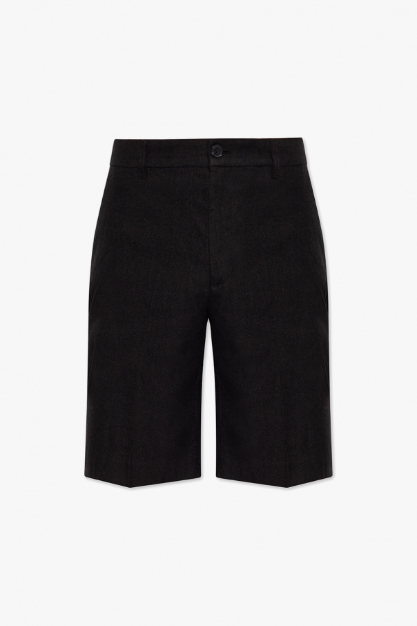 Samsøe Samsøe ‘Noah’ pleat-front shorts