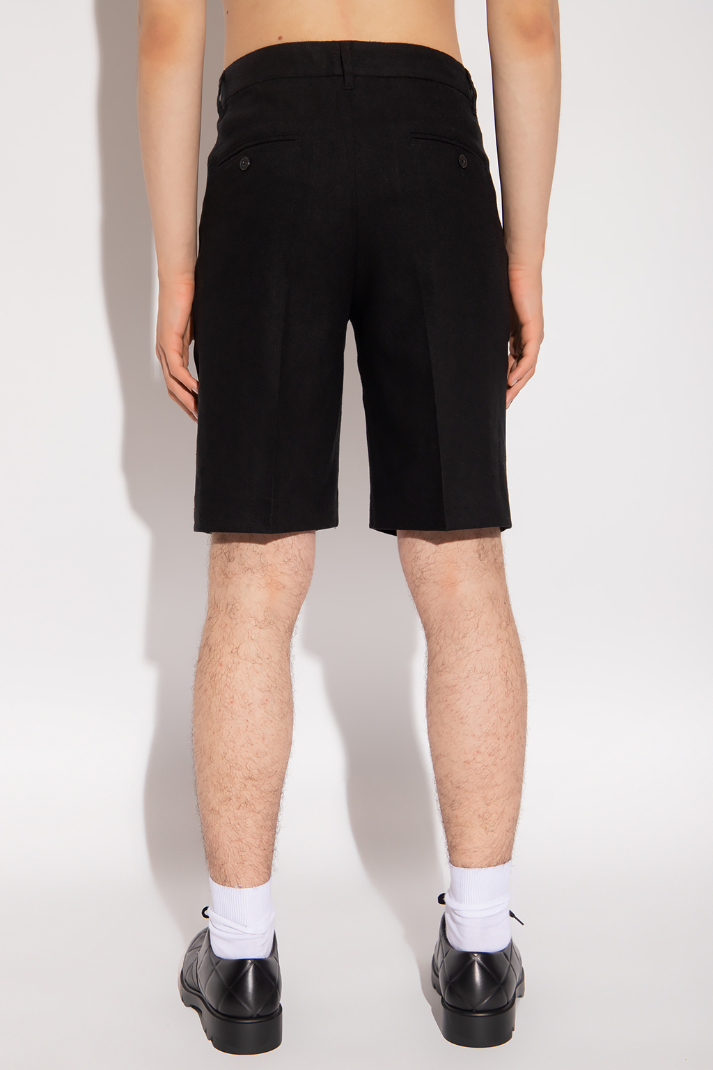 Samsøe Samsøe ‘Noah’ pleat-front shorts