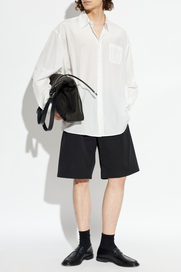 Our Legacy Cotton shorts with pleats