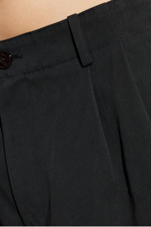 Our Legacy Cotton shorts with pleats