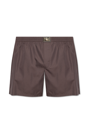 Shorts with logo application od Dolce & gabbana Parfums Parfums für herren