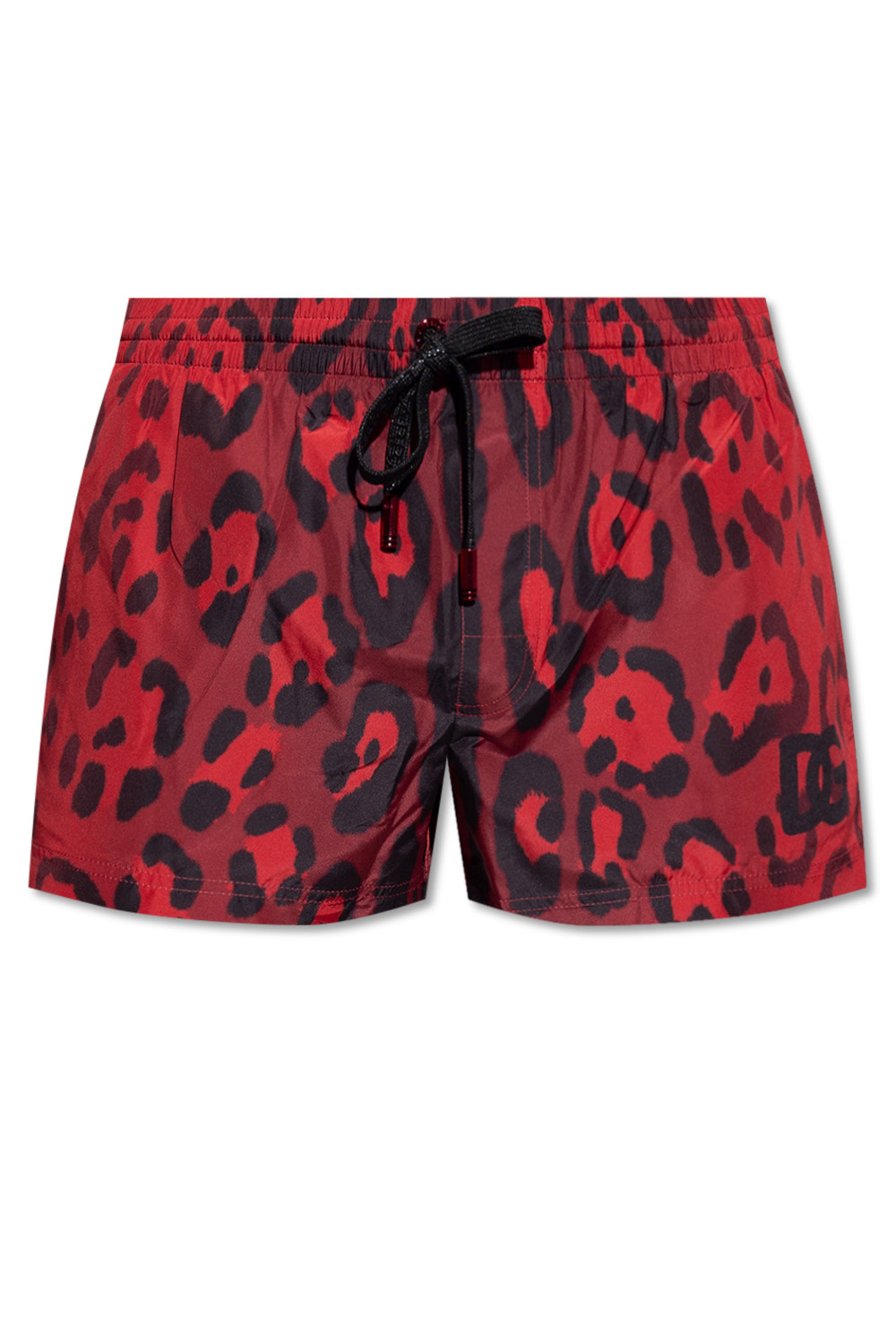 Dolce & Gabbana long-sleeved patchwork jacquard dress Swim shorts