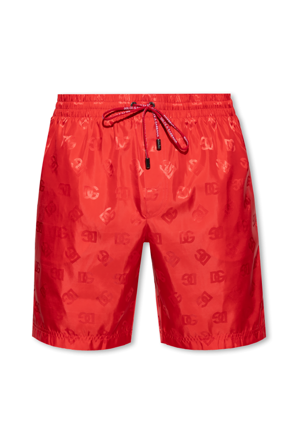 Dolce & Gabbana Kids embellished logo sneakers Swim shorts