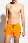 Dolce & Gabbana logo-embellished belted trench coat Swim shorts