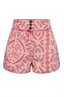 Ulla Johnson PINK ‘Martiza’ patterned shorts