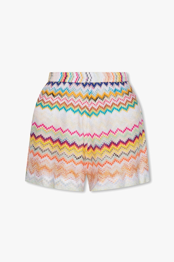 Missoni Patterned beach shorts