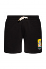 Casablanca Sweat flag shorts with logo