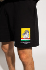 Casablanca Sweat flag shorts with logo