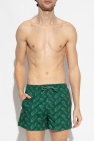 Lacoste GREEN Swim shorts with logo