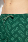 Lacoste GREEN Swim shorts with logo