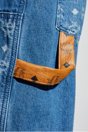 MCM Denim shorts with monogram